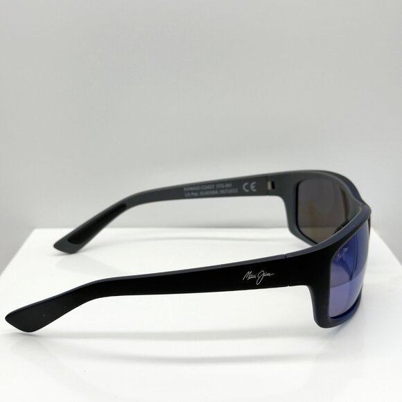 Maui Jim Kanaio Coast Matte Trans Blue Black Polarized Blue Sunglasses B766-08C - Picture 7 of 10